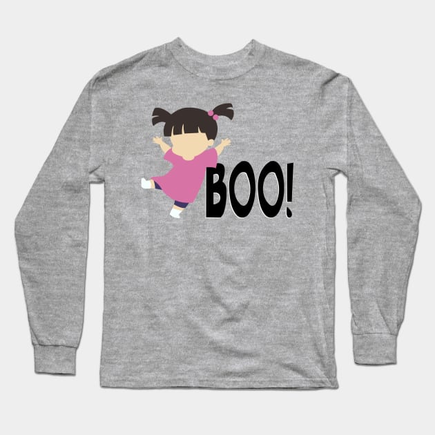 Boo! Long Sleeve T-Shirt by WereAllMadBoutique